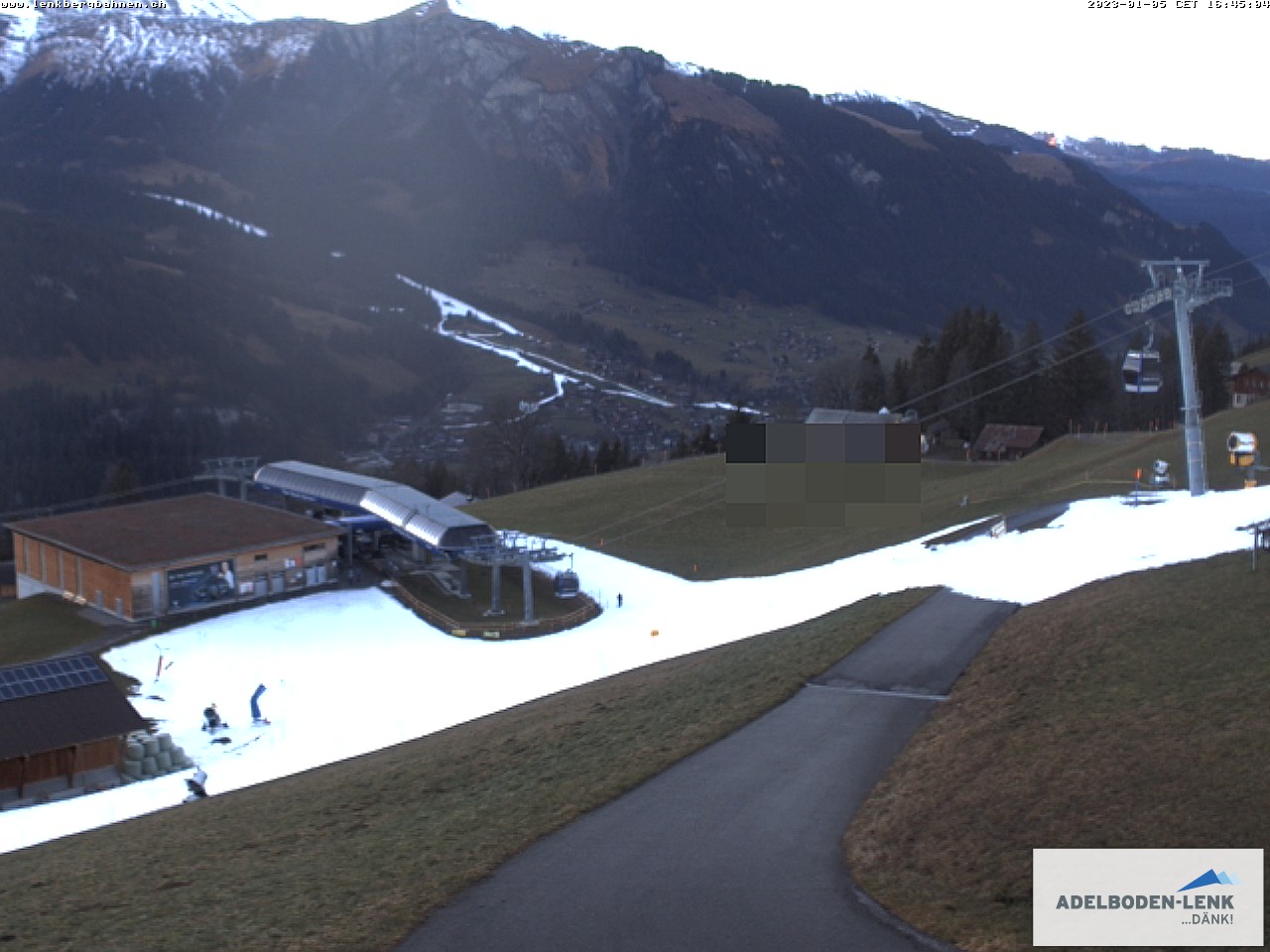 Lenk webcam - Mestch Stand Express ski staton